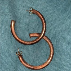 perfect Sheila Hoops, cheetah, rusted color